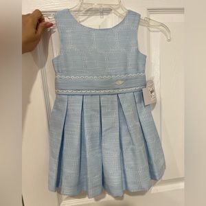 Toddler light blue occasion dress